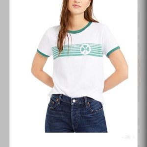 Lucky brand clover stripe T-shirt